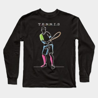 Tennis Sport Long Sleeve T-Shirt